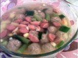 Sup Bola-bola Daging Cincang