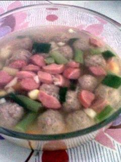 Foto resep Sup Bola-bola Daging Cincang
