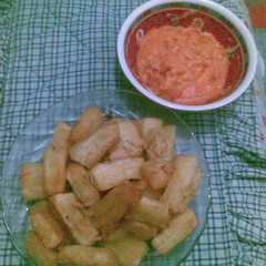 A picture of Singkong Goreng Berbumbu.