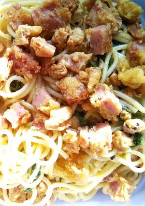 Foto resep Spaghetti Carbonara with China Touch