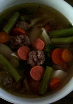 Foto resep Sop Campur Sosis dan Bola Daging
