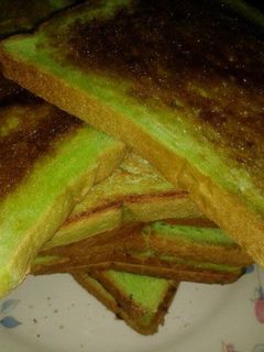 Foto resep Roti Bakar Pandan with Brown Sugar