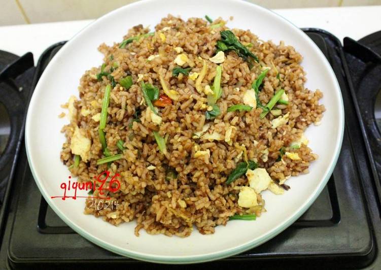 Bolognese Fried Rice with Dried Whitebait