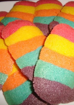 Foto resep Lidah Kucing Rainbow