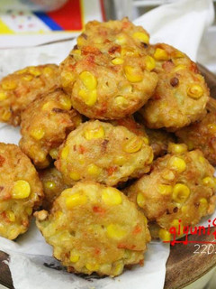 Foto resep Corn and Tofu Ball Fritters