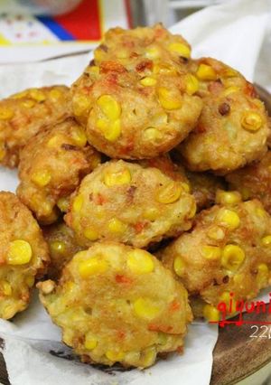 Foto resep Corn and Tofu Ball Fritters