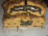 Brownis Selai Kacang dengan Oreo Didalam