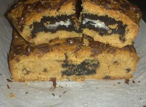 Foto resep Brownis Selai Kacang dengan Oreo Didalam