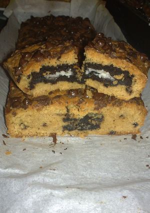 Foto resep Brownis Selai Kacang dengan Oreo Didalam
