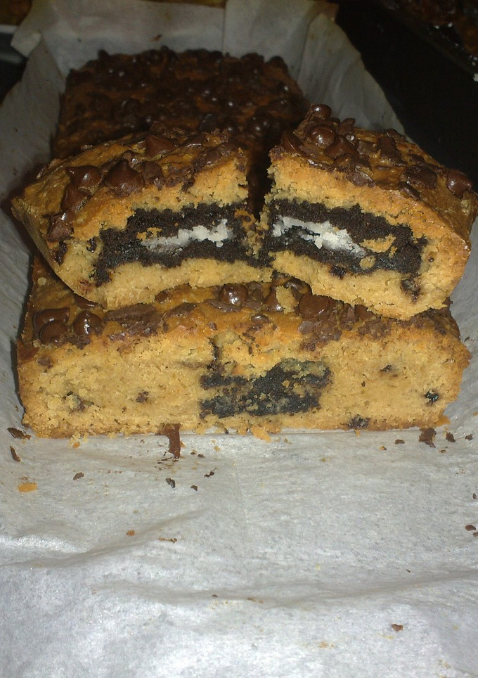 Foto resep Brownis Selai Kacang dengan Oreo Didalam