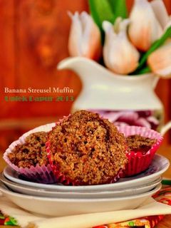 Foto resep Banana Streusel Muffin