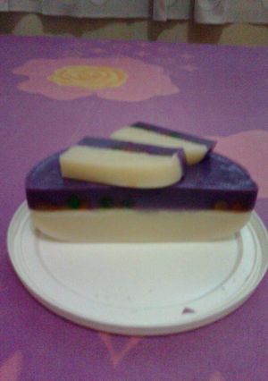 Foto resep Puding Soya Sukade Violet