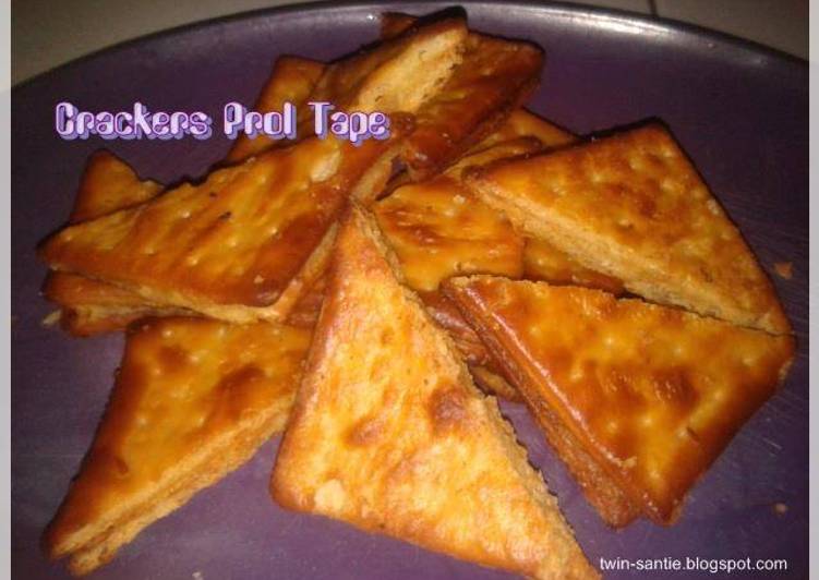 Cara Gampang Membuat Crackers Prol Tape Anti Gagal