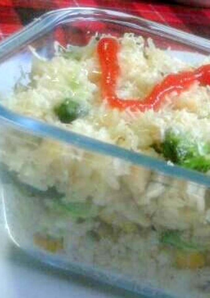 Foto resep Nasi Panggang Keju Brokoli