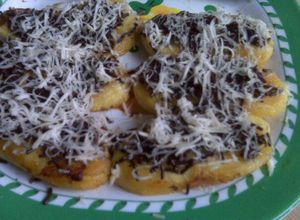 Foto resep Pisang Penyet Coklat Keju