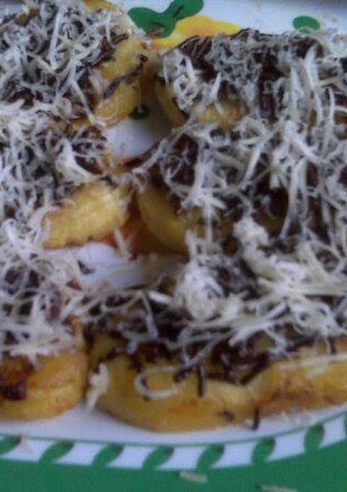 Foto resep Pisang Penyet Coklat Keju