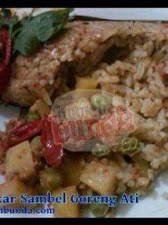Foto resep Nasi Bakar Sambal Goreng Hati