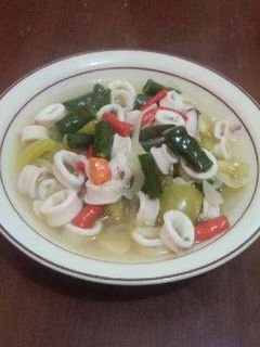 Foto resep Oseng cumi lombok ijo