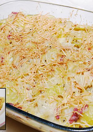 Foto resep chezzy beef potato