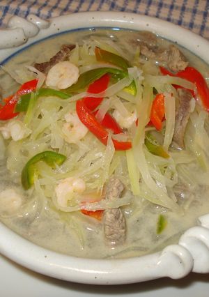 Foto resep Lodeh Pepaya Muda.