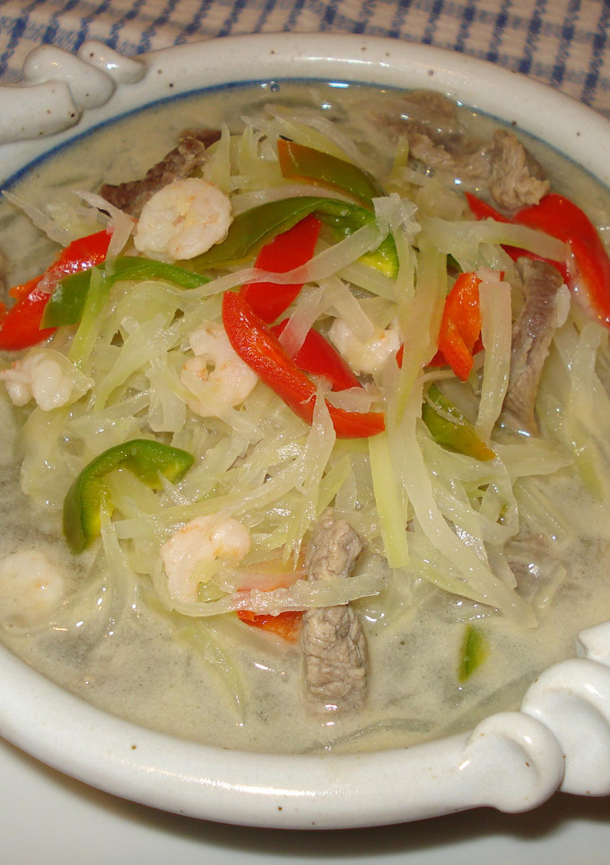 Foto resep Lodeh Pepaya Muda.