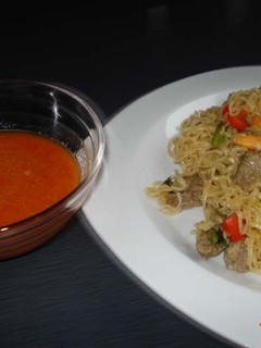 Foto resep Mie Goreng Seafood dan Bakso