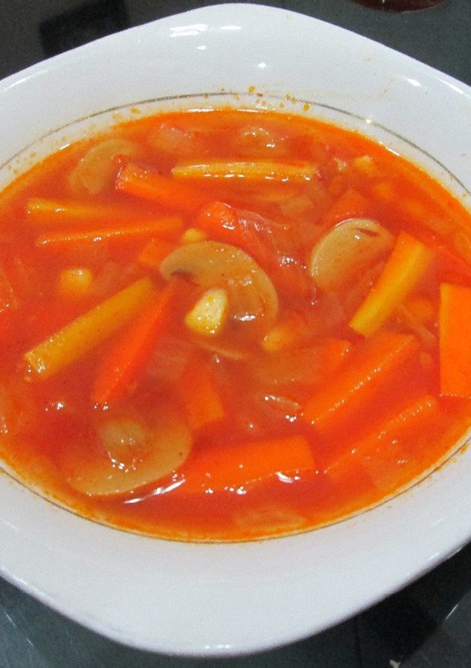 Foto resep Sup Tomat yang enak dan sehat