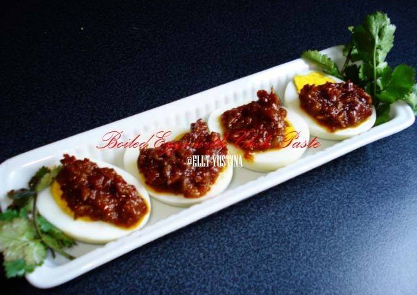 Telur Rebus Sambal Bajak Bunda