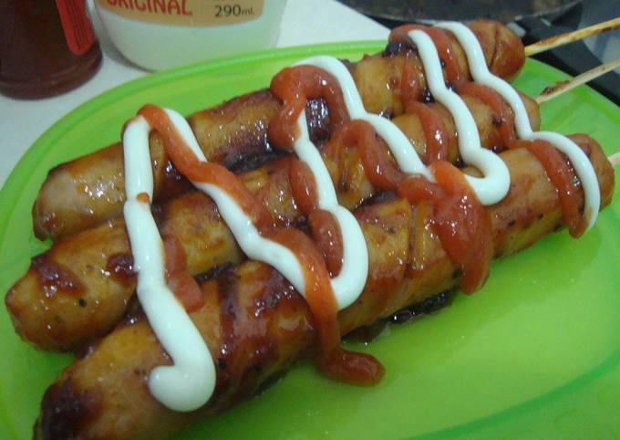 Resep Sosis Panggang Lada Hitam oleh Fitria Ekowati Cookpad