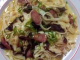 Fettucine dengan Saos Carbonara ekonomis