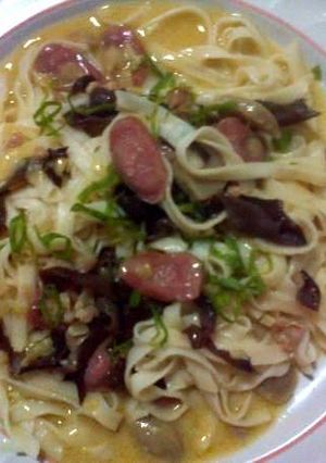 Foto resep Fettucine dengan Saos Carbonara ekonomis