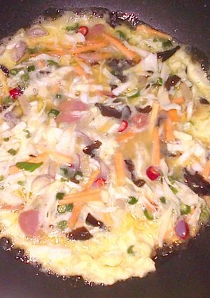 Foto resep omelette campur sari