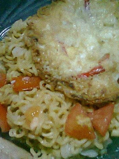 Foto resep mie Oyeng teLur dadar sPeciaL