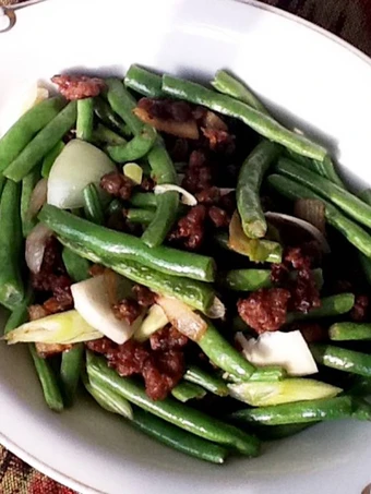 Cara Gampang Membuat Resep  Tumis buncis daging cincang yang Bisa Manjain Lidah, Bisa Manjain Lidah