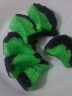 Foto resep Cake hijau timpa hitam
