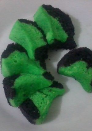 Foto resep Cake hijau timpa hitam