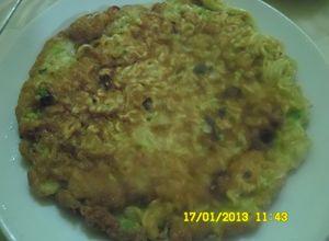 Foto resep dadar mie