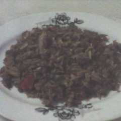 A picture of abon pedas pindang tongkol.