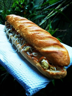Foto resep Mini French Bread Scrambel Egg
