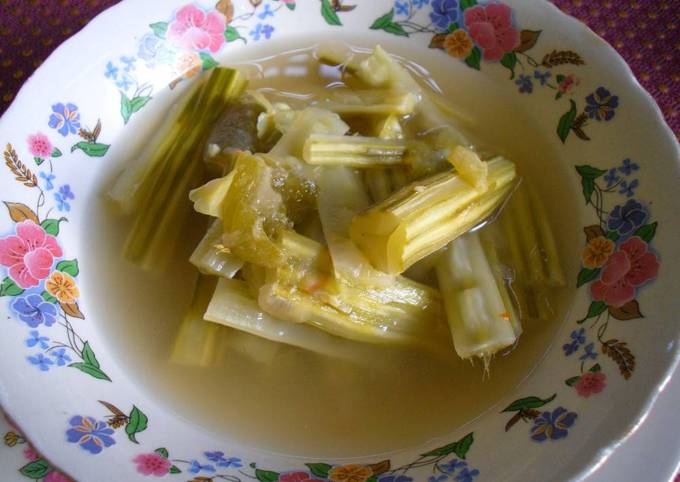 Bagaimana Menyiapkan Sayur Asem Klenthang Anti Gagal