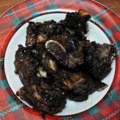 A picture of Iga Sapi Panggang.