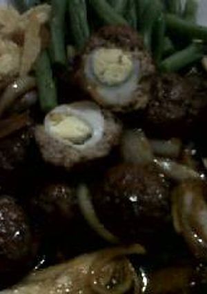 Foto resep Semur Bola Daging Telur Puyuh