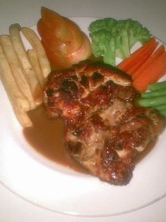 Foto resep CHICKEN STEAK WITH BBQ SAUCE