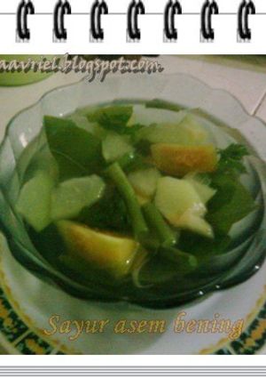 Foto resep SAYUR ASEM BENING ALA GRINGSING