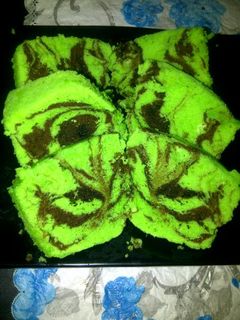 Foto resep steamed chocho pandan cake