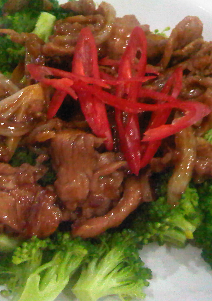Foto resep beef steak brokoli