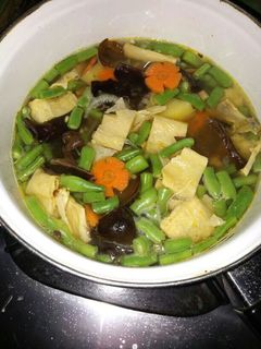 Foto resep sop vegetarian
