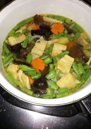 Foto resep sop vegetarian