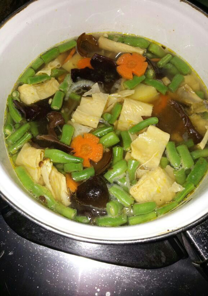 Foto resep sop vegetarian
