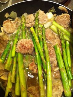 Foto resep Sup Asparagus Bola-Bola Daging